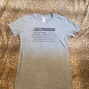 Southern term “lollygaggin” dictionary tee!